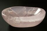 Polished Rose Quartz Dish #338444-1